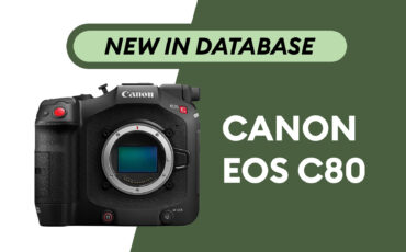 Canon EOS C80 – Newly Added to Camera Database